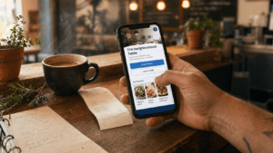 Restaurant local SEO direct order page blueprint showing Google Maps, menu highlights, and ordering options for a local restaurant